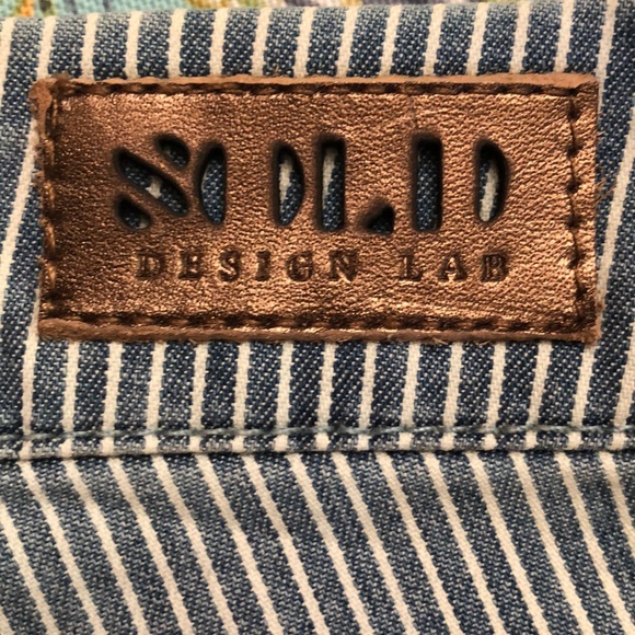 NWT engineer stripes stripe striped cropped jeans - Picture 6 of 6